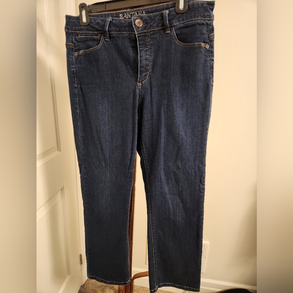 Santana cropped jeans. Size 10